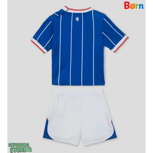 Rangers Replika Babytøj Hjemmebanesæt Børn 2026-27 Kortærmet (+ Korte bukser)